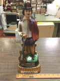 Vtg EMPTY Jim Beam 1977 Figaro decanter W/Music Box & Stand Regal China