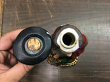 Vtg EMPTY Jim Beam 1977 Figaro decanter W/Music Box & Stand Regal China