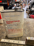 Vtg AMF Harley Fork Oil One Pint Metal Can FULL NOS Shovelhead Panhead Ironhead