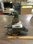 Vtg Empty 1980 Jim Beam Ducks Unlimited Blue-Winged Teal Liquor Decanter Unique