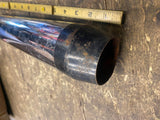 Vtg Upsweep Muffler Triumph BSA Cafe Racer Bobber Chopper Honda Motorcycle 1 3/8