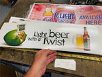 IC Iron city Sign light beer twist sign Rio Cherry Acapulco Lime Advertising 24"