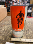 Vtg Harley Two Cycle metal Oil can Full Motorcycle NOS Full Amf Aermacchi 70's T