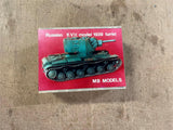 Russian KVII model 1939 turret Resin Augmentation Set by MB Models in 1/35 scale