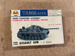 AHM Tank Kits Paner 75mm Assault Gun 1:72 Scale Model Friction Motor Kit