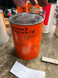 Vtg Harley Oil can Motorcycle Shovelhead Panhead Ironhead 80's FLH Electra Glide