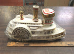 Vtg Ezra Brooks Whiskey EMPTY Decanter Delta Belle River Boat 1969 Francine ZAK