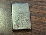 Vtg Unfired 1995 Camel Cigarettes Zippo Lighter Rare Silver Plated Western Beast