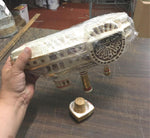 Vtg Ezra Brooks Whiskey EMPTY Decanter Delta Belle River Boat 1969 Francine ZAK
