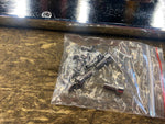 Chrome Saddlebag Latch Covers Hinge Harley Touring FLH Glide Road King Flame 93-