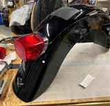 Vivid Black Rear Fender Harley Touring Street rOAD King Glide CVO FLHX 2006-08