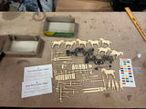 RARE VINTAGE PARAMOUNT PLASTIC MODEL KIT BROAD WHEELED SUSSEX WAGON 1/30 SCALE