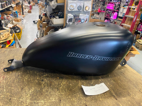 Factory Harley Gas Tank Denim Black Iron Sportster 883 1200 2007^ OEM FI Peanut