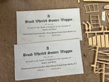 RARE VINTAGE PARAMOUNT PLASTIC MODEL KIT BROAD WHEELED SUSSEX WAGON 1/30 SCALE