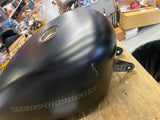 Factory Harley Gas Tank Denim Black Iron Sportster 883 1200 2007^ OEM FI Peanut