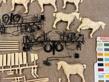 RARE VINTAGE PARAMOUNT PLASTIC MODEL KIT BROAD WHEELED SUSSEX WAGON 1/30 SCALE