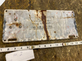 Vtg 1912 Pennsylvania Pa Porcelain License Plate Auto Truck Sign Tag Antique!
