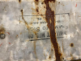 Vtg 1912 Pennsylvania Pa Porcelain License Plate Auto Truck Sign Tag Antique!