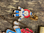 Vtg Raggedy Ann Andy Doll Pin Necklace Jewelry Lot Collectible!