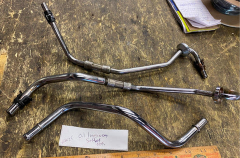 OEM Oil Lines set 2000^ Harley Softail Heritage Fatboy Springer FXST fACTORY