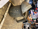 Vtg Lawson galvanized metal oil can Service Gas Station Petroliana Collector