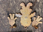 Vtg Raggedy Ann Andy Doll Pin Necklace Jewelry Lot Collectible!