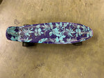 VTG Cliche Penny Board Skateboard Cruiser Rare Decal Tropical Design 22"