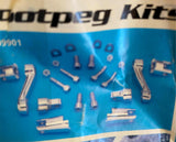 Adjustable Passenger Pegs mounts Harley Heritage Softail Fatboy FXST 84-99 Custo