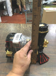 Vtg Empty Ezra Brooks Black Red Gold Locomotive Whiskey Decanter Bottle Unique