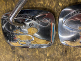 Live To Ride Gold Eagle Mirrors Harley Touring Softail FXR Ultra classic OEM pr!