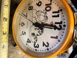 Vtg 1978 Garfield Metal Wind up Alarm Clock Sunbeam Cartoon Character Collectibl