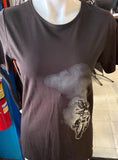 HOT LEATHERS LADIES MEDIUM BLACK TSHIRT "IF YOU CAN READ THIS.....