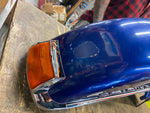 Blue Front Fender W Trim Harley Road King Touring FLHR 2013< OEM Emblems Light