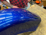 Blue Front Fender W Trim Harley Road King Touring FLHR 2013< OEM Emblems Light