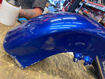 Blue Front Fender W Trim Harley Road King Touring FLHR 2013< OEM Emblems Light
