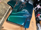 SIDE COVER PANEL LEFT SNAKE VENOM GREEN HARLEY FLH GLIDE STREET ROAD KING 2021