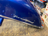 Blue Front Fender W Trim Harley Road King Touring FLHR 2013< OEM Emblems Light
