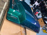 SIDE COVER PANEL LEFT SNAKE VENOM GREEN HARLEY FLH GLIDE STREET ROAD KING 2021