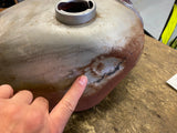 OEM Harley Hummer 125 165 Gas tank High Tunnel Custom Chopper Old Skool Peanut