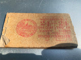 Vtg Stamp book New United states Stamps 1 cent 2 John adams Unissued 1930's
