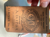 Antique Insurance Note Pad 1889 R. G. Heaton & Co. Salem Oh