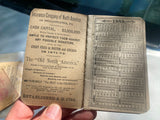 Antique Insurance Note Pad 1889 R. G. Heaton & Co. Salem Oh
