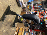 OEM Harley Detachable Sissybar Heritage Softail Fatboy Black FXST Pass Backrest!
