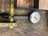 Hastings Compression Vacuum Tester Vtg Tool Antique Box Adverti Sign Oil Gas CAn