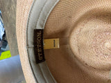 Stetson Aficionado Panama Fedora Band Straw Hat butterscotch Med Gangster Dress