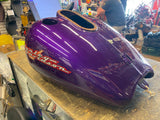 Concord Purple Road King Gas Fuel Tank Factory 2002 FLHR Harley Twin Cam
