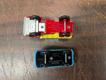 Vtg England Lot of 13 Matchbox Construction Vehicles & Cars Bulldozer Dump truck