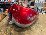 Sierra Red Silver Road King Gas Fuel Tank Factory 2004 FLHR Harley Twin Cam Nice