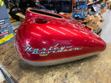 Sierra Red Silver Road King Gas Fuel Tank Factory 2004 FLHR Harley Twin Cam Nice