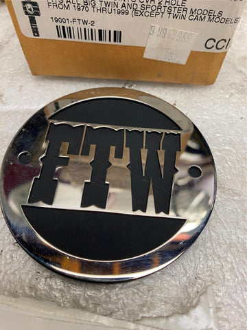 FTW Jesse James WCC West Coast Choppers Points Timer Cover Harley Evo Shovelhead